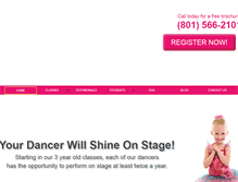 Tablet Screenshot of danceconceptsutah.com